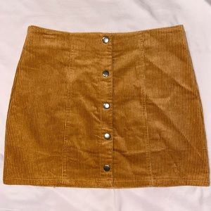 Camel corduroy skirt NWT